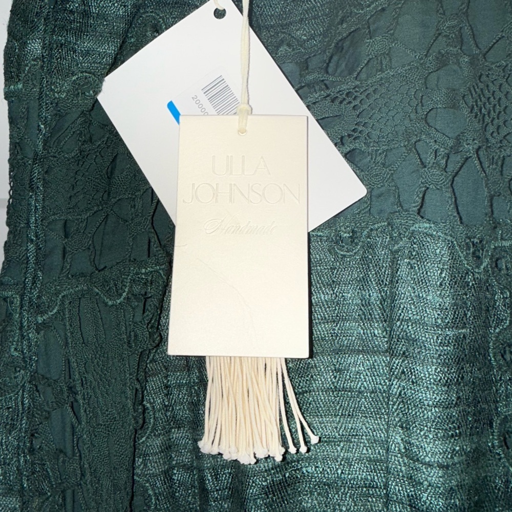 Ulla Johnson Shivani Crochet Midi Dress Size 0 | Khadi Cotton Silk | Boho Lace - Picture 5 of 9